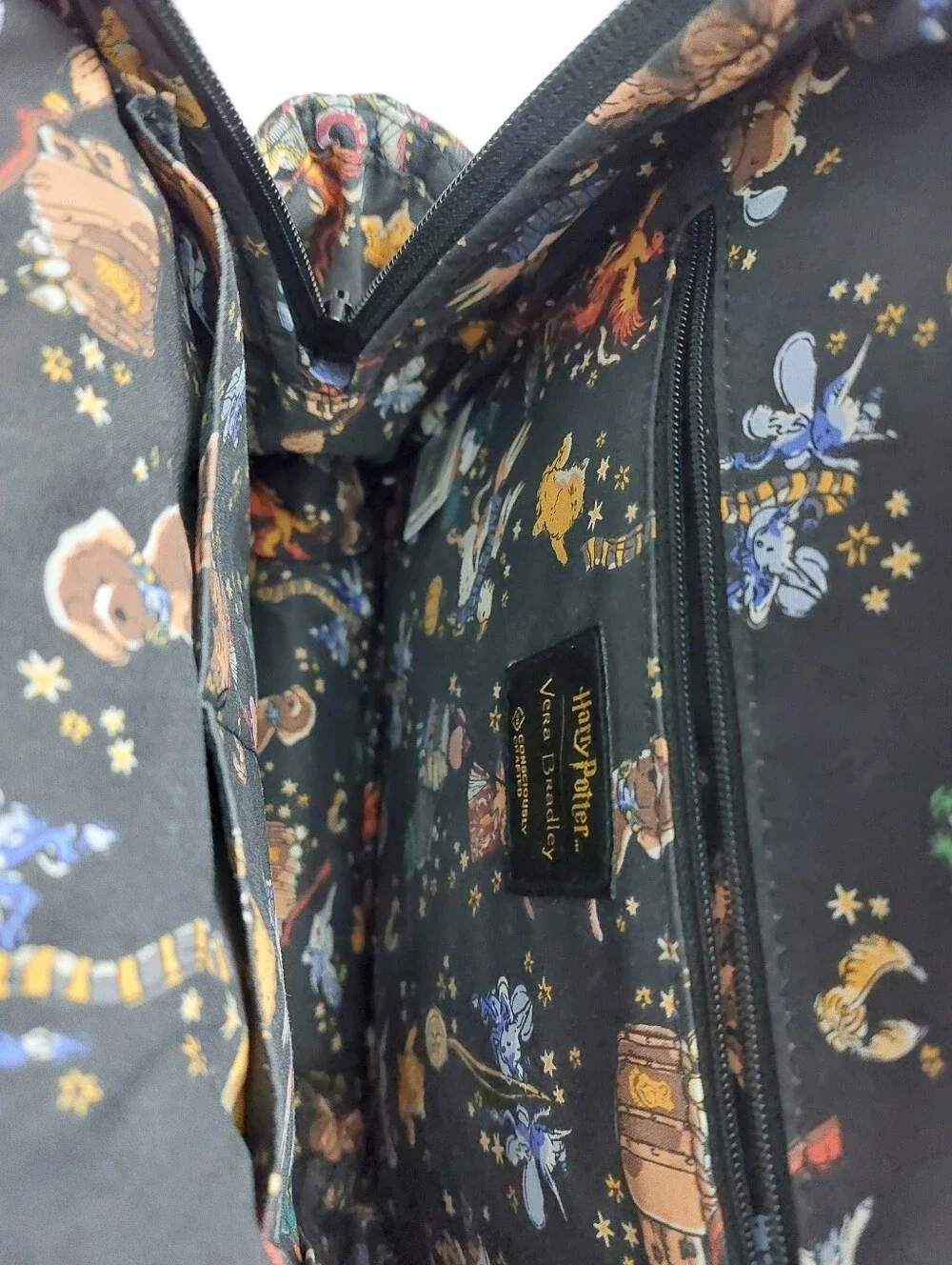 Vera Bradley Harry Potter Friends At Hogwarts Small Backpack NWT